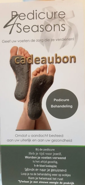 Cadeaubon pedicure behandeling 